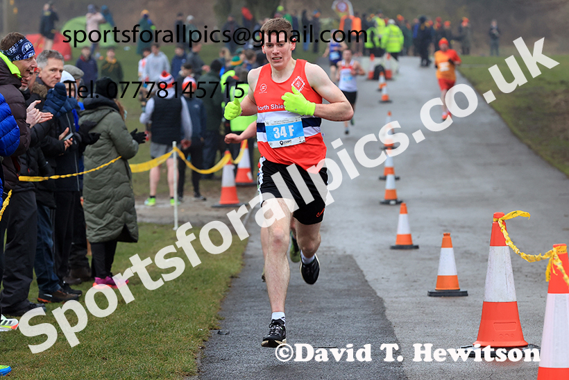 Senior Men and Over-35s to 49s Mens 2025 NECAA Royal Signals Road Relays Champs.,  Hetton Lyons Country Park, Hetton le Hole, County Durham. Photo: David T. Hewitson/Sports for All Pics